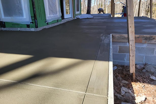 Backyard Concrete Patio