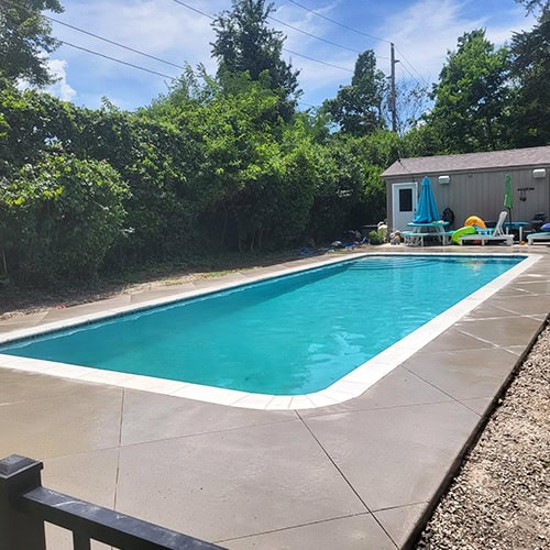 Concrete Pool Deck Install