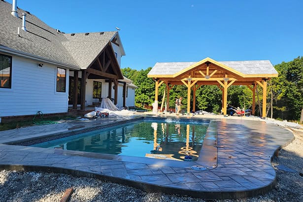 Decorative Concrete Pool Deck