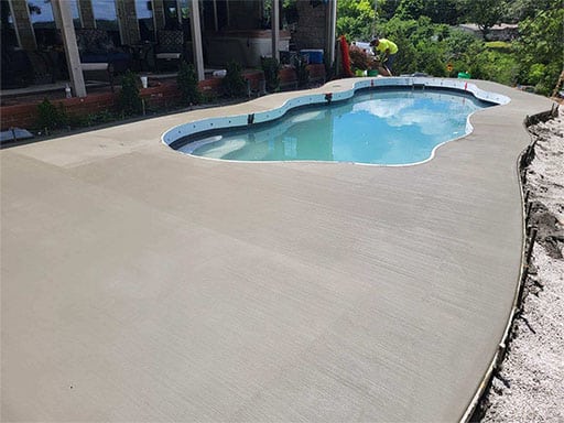 Swimming Pool Concrete Deck 417