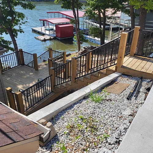 Wood Deck Construction 417