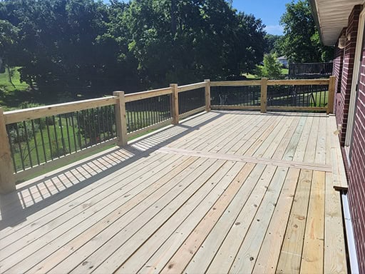 Wood Deck Outdoors 417