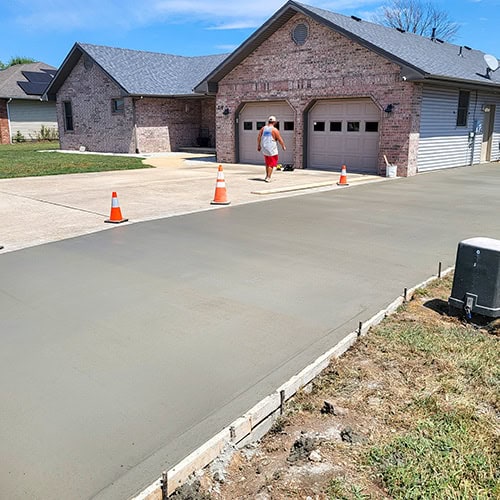 Concrete Driveway Construction Springfield, MO