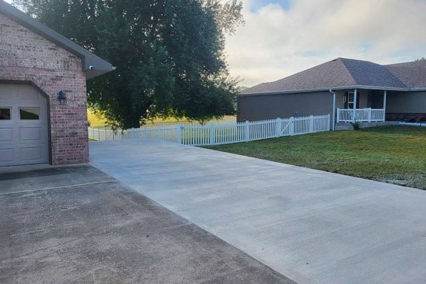 Residential Concrete Driveway Springfield MO