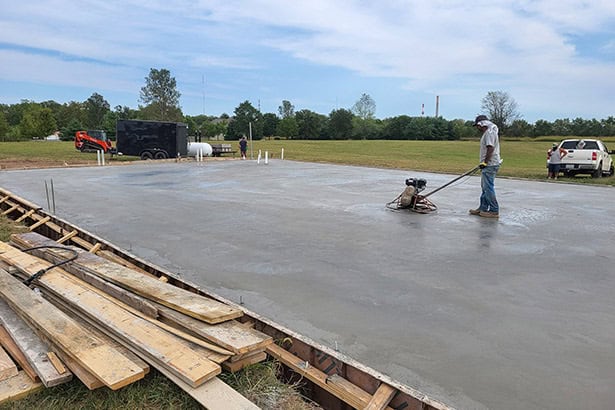 Concrete Slab Foundation in Springfield MO