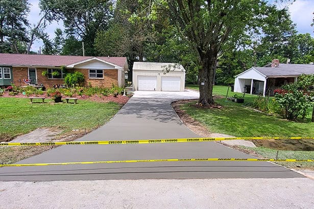 Residential Concrete Driveway